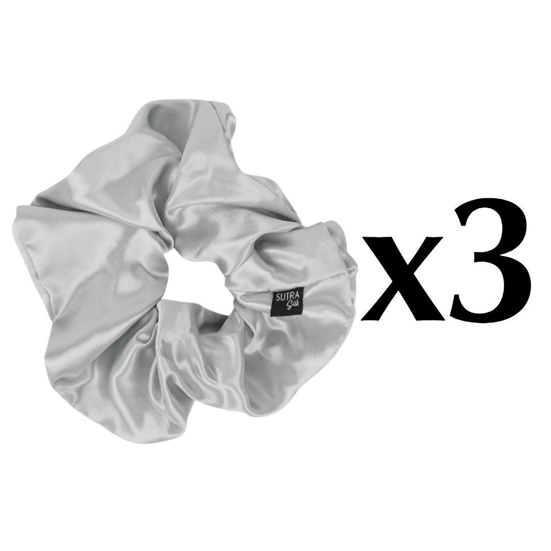 The Statement Silk Scrunchie — 22 Momme-8