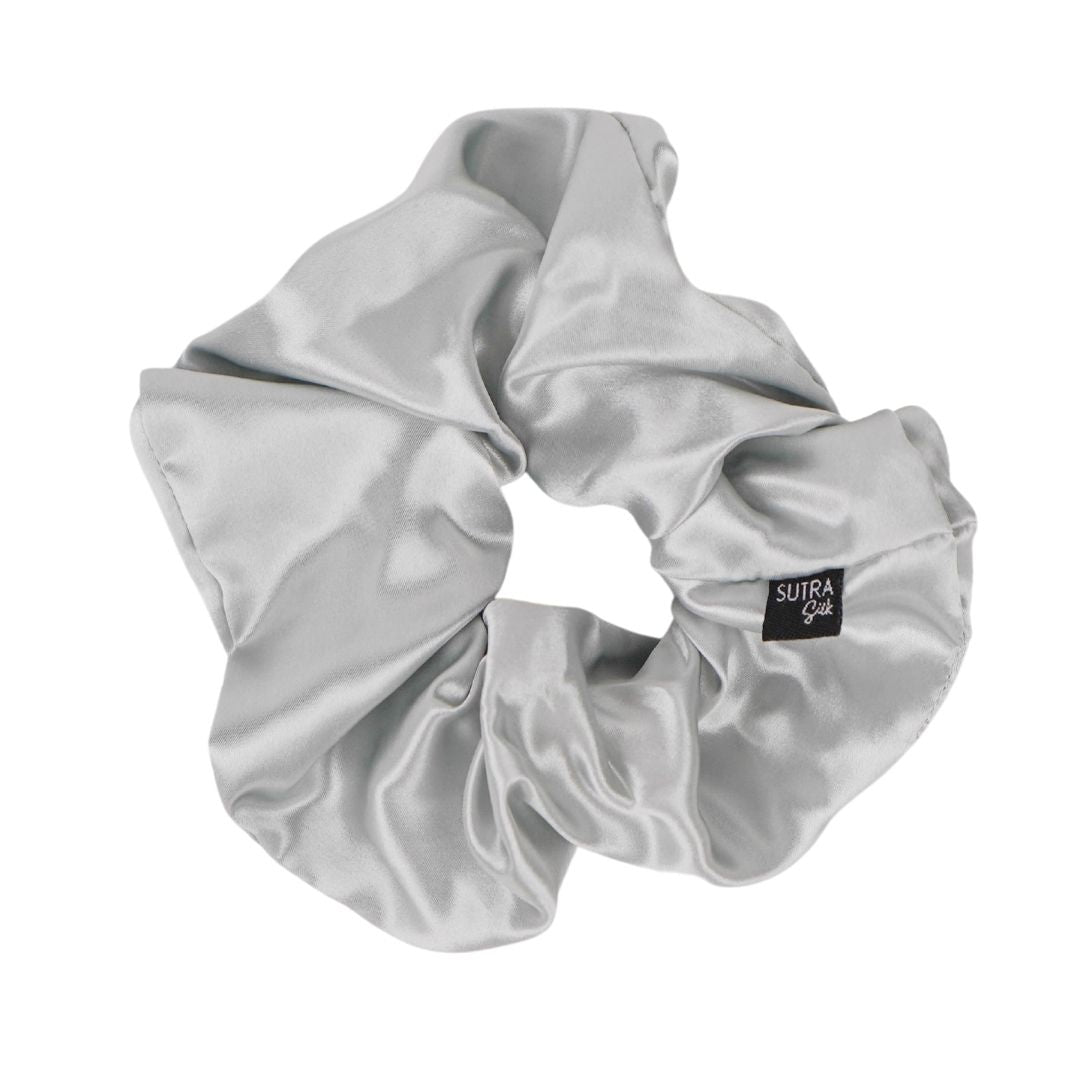 The Statement Silk Scrunchie — 22 Momme-4