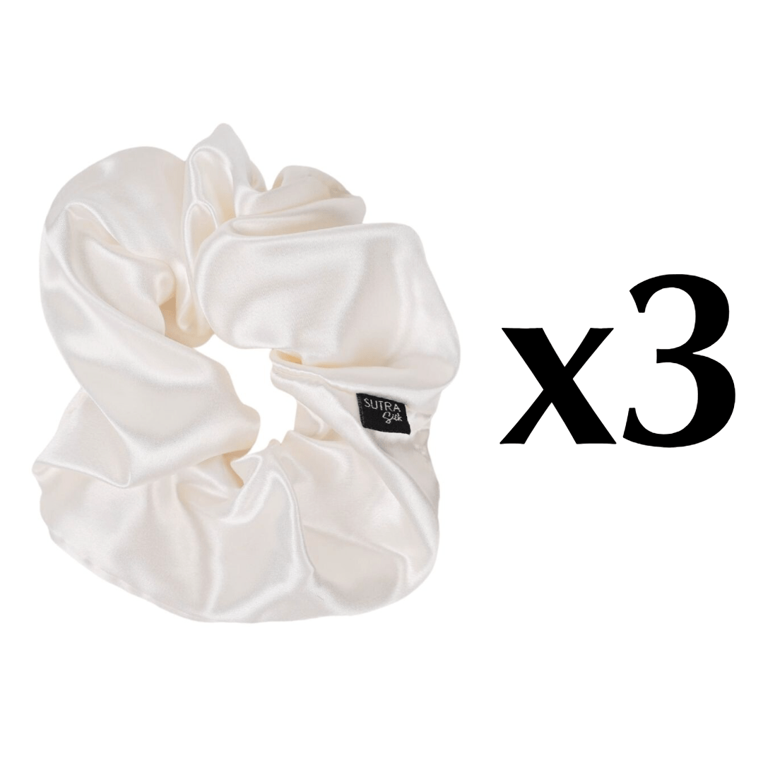 The Statement Silk Scrunchie — 22 Momme-7