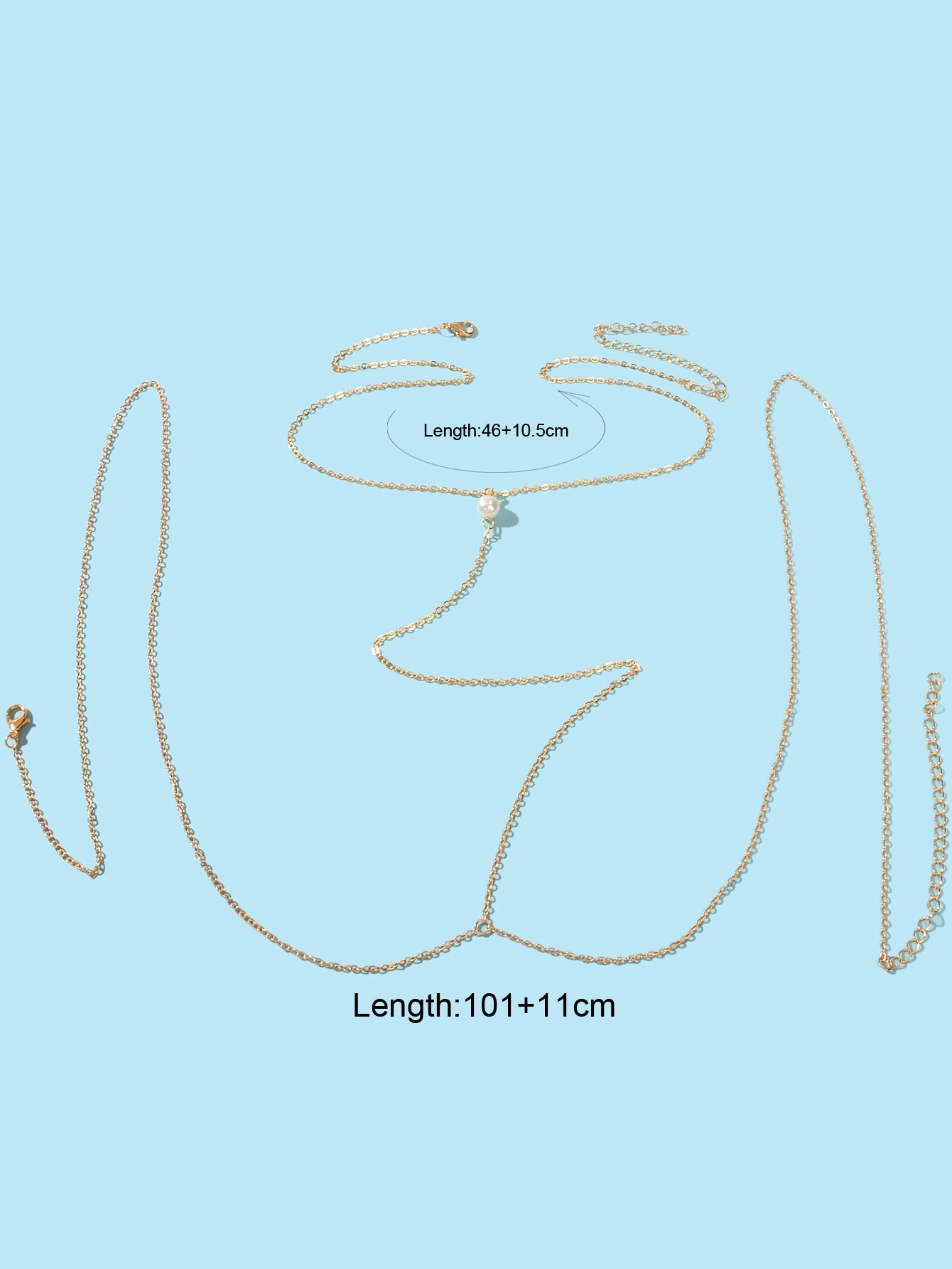 Gold Sexy Body Chain Thin Bra Bikini Waist Belly Beach Minimalist Body Jewellery-1