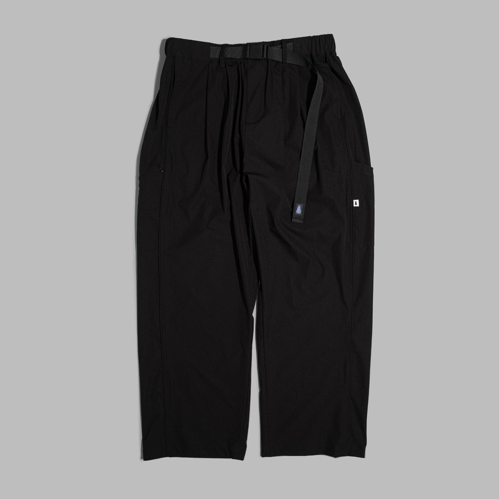 Panel Pants / Nylon - Black