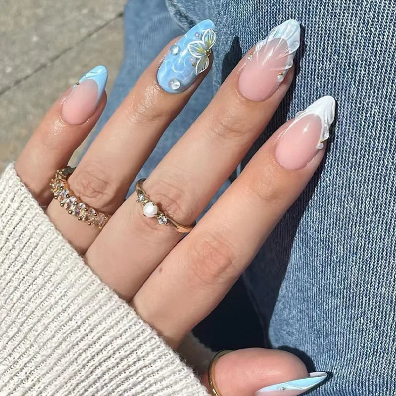 Chic Almond Press-On Nails-6