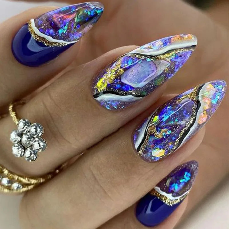 Chic Almond Press-On Nails-23