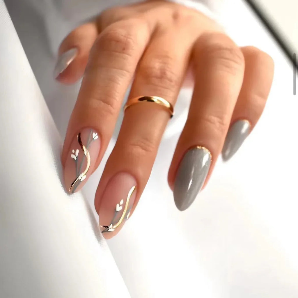 Chic Almond Press-On Nails-28