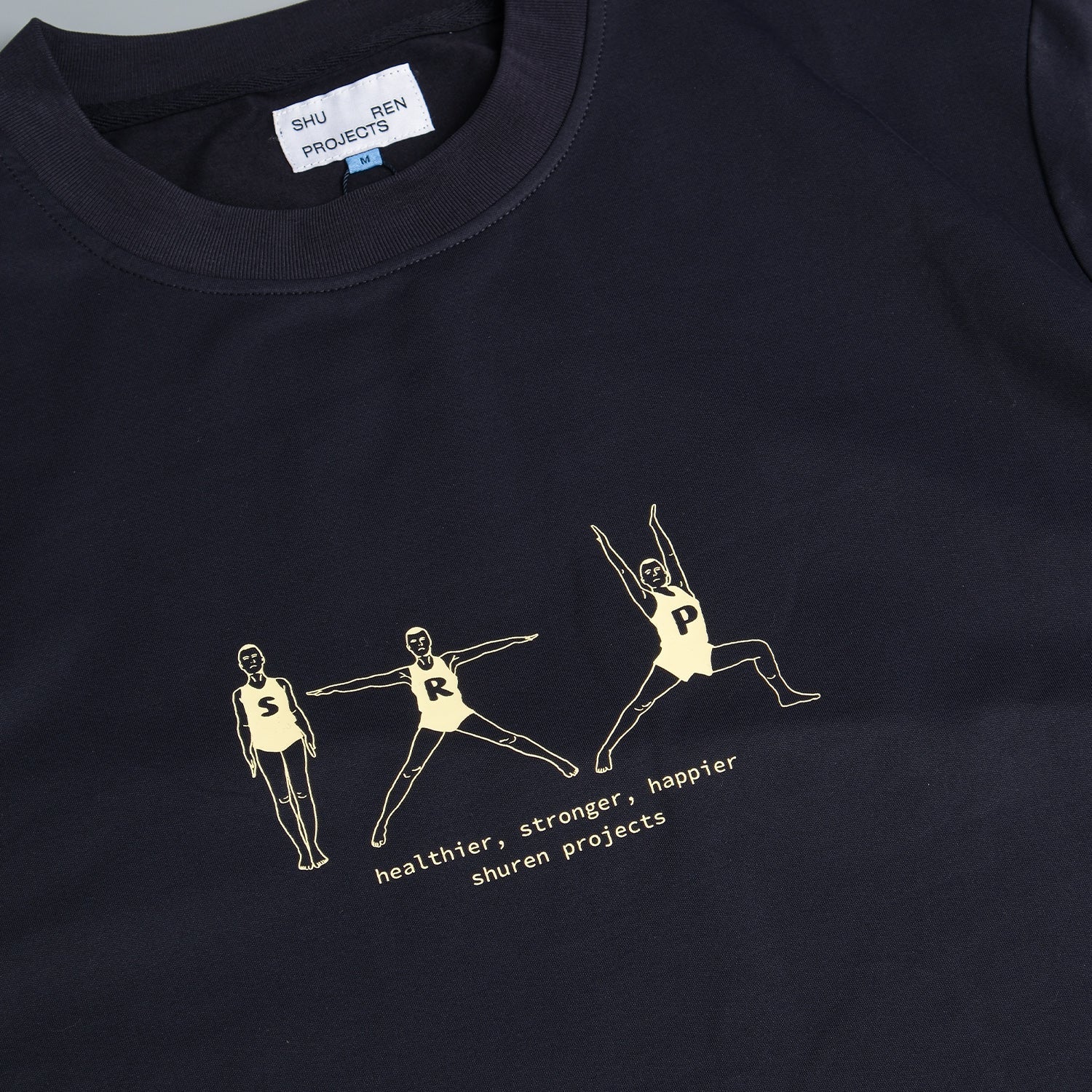 Stronger Tee / Cotton - Midnight Blue