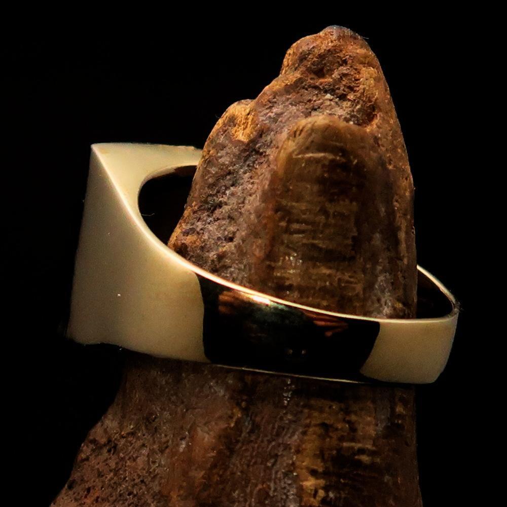 Excellent crafted Men's Belgian National Flag Ring Belgium - Solid Brass