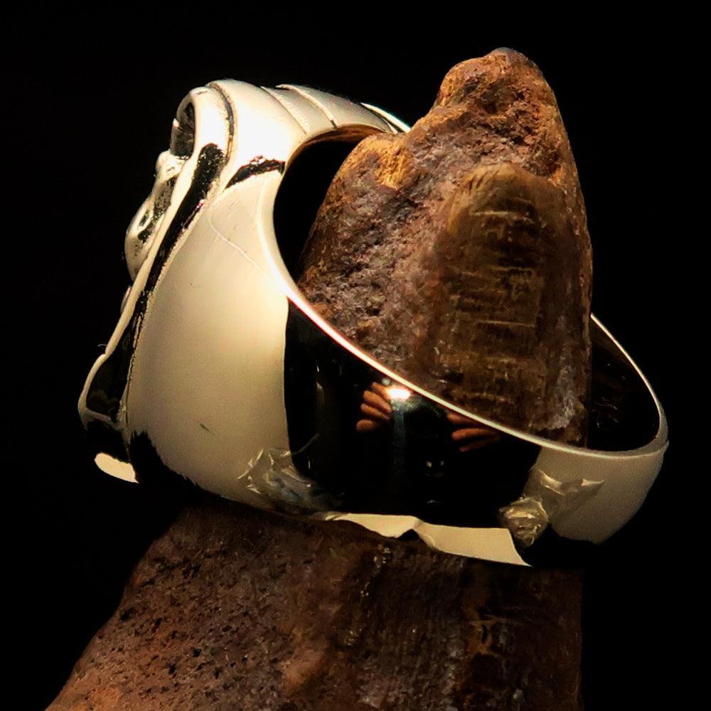 Excellent crafted Men's Egyptian Pharaoh Sphinx Mummy Ring - solid Brass