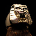 Excellent crafted Men's Egyptian Pharaoh Sphinx Mummy Ring - solid Brass