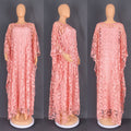 Cross-border Europe and the United States large size Africa hot water soluble lace loose long burqa AliExpress Amazon dress 8806