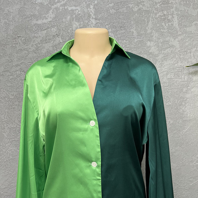 African Cross-Border Supply 2023 New Printed Two-Color Tops and Pants Casual Suits Basic Women's Clothing Clearance