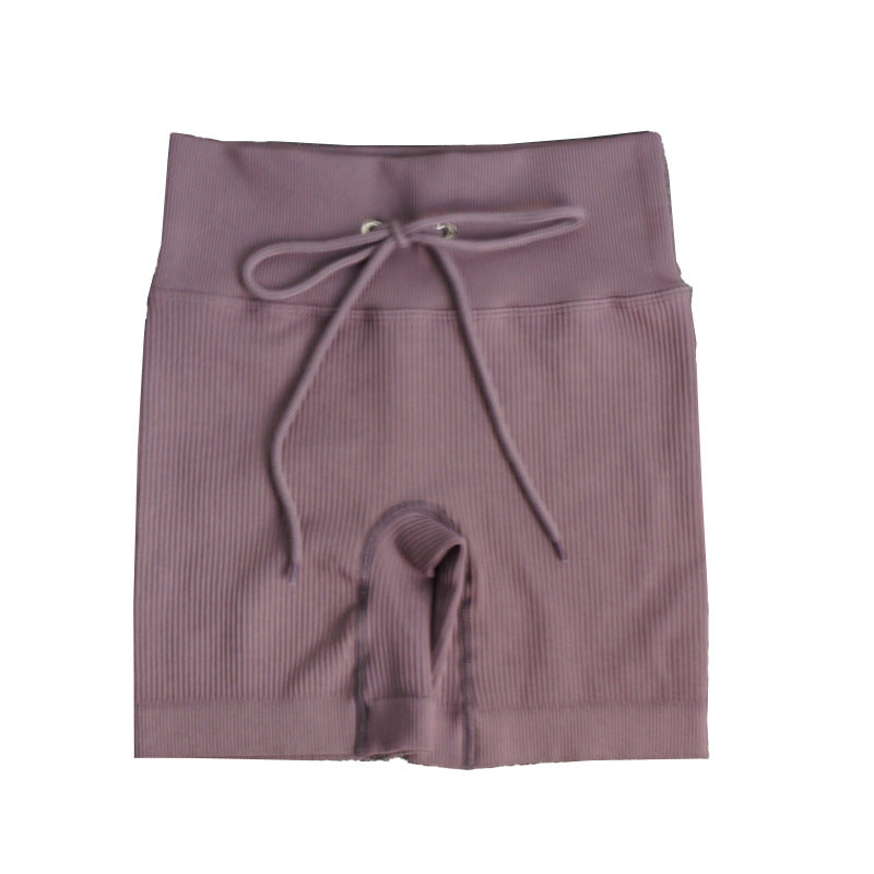 Cross-Border Hot-Selling Feminine Butt-Lifting Threaded Three-Dimensional Zipper Suit Shorts Bra Short-Sleeved Trousers Yoga Sportswear