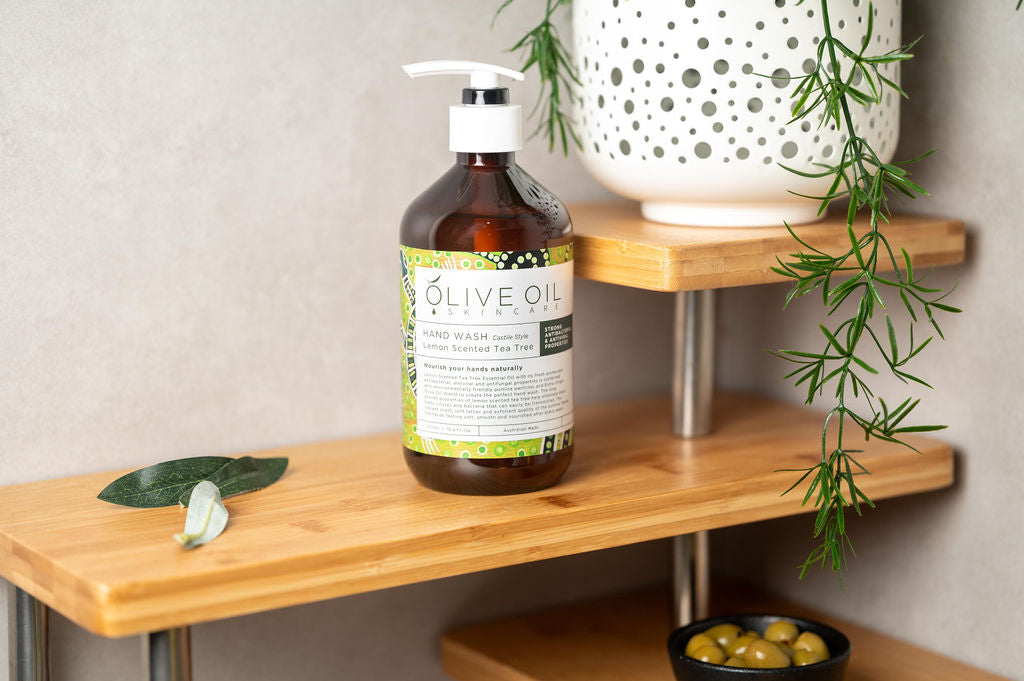 Hand Wash, Castile Style, Lemon Scented Tea Tree 500ml