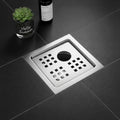 Pearl Floor Drain (5 x 5 Inches) Premium Stainlees Steel With Hole-0