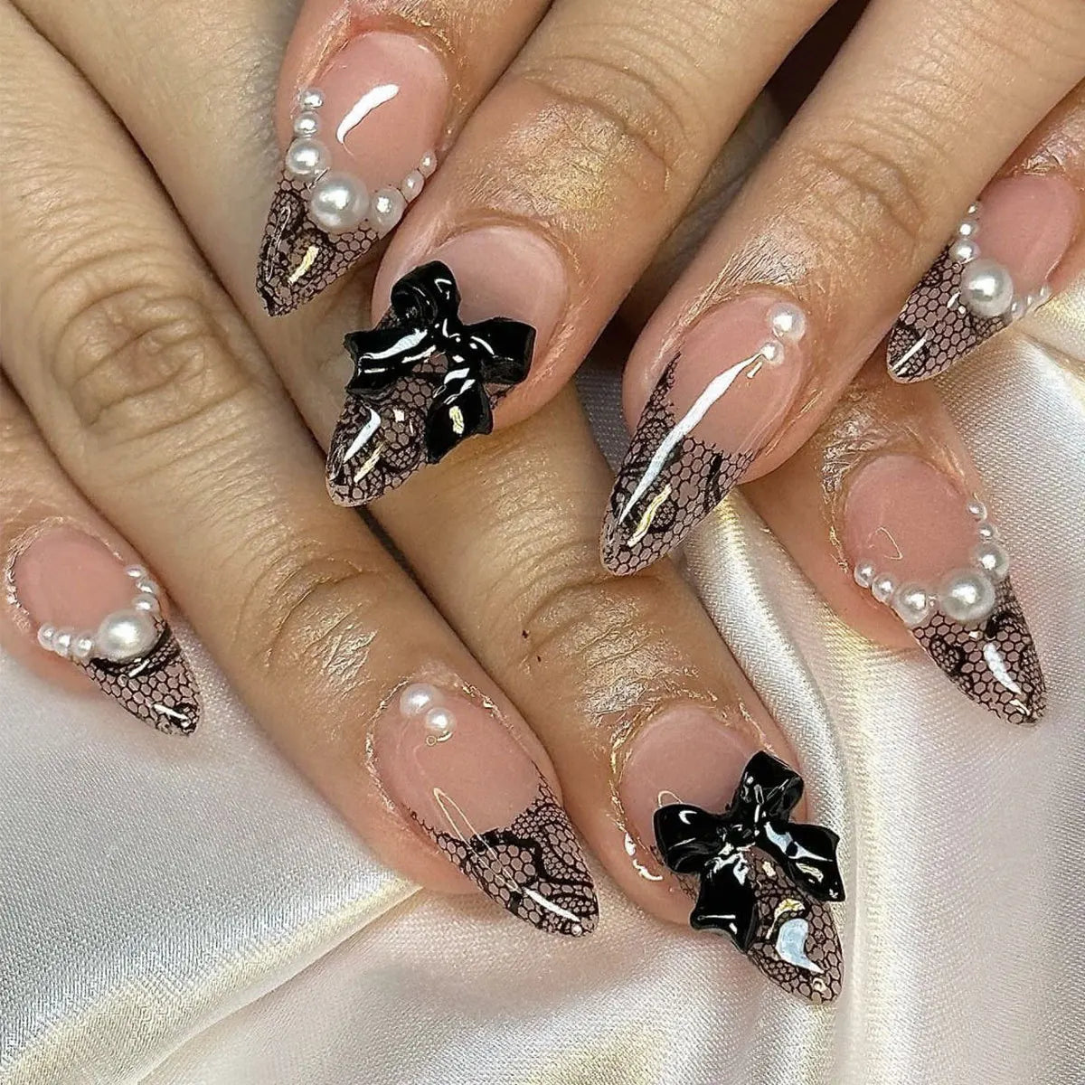 Chic Almond Press-On Nails-60