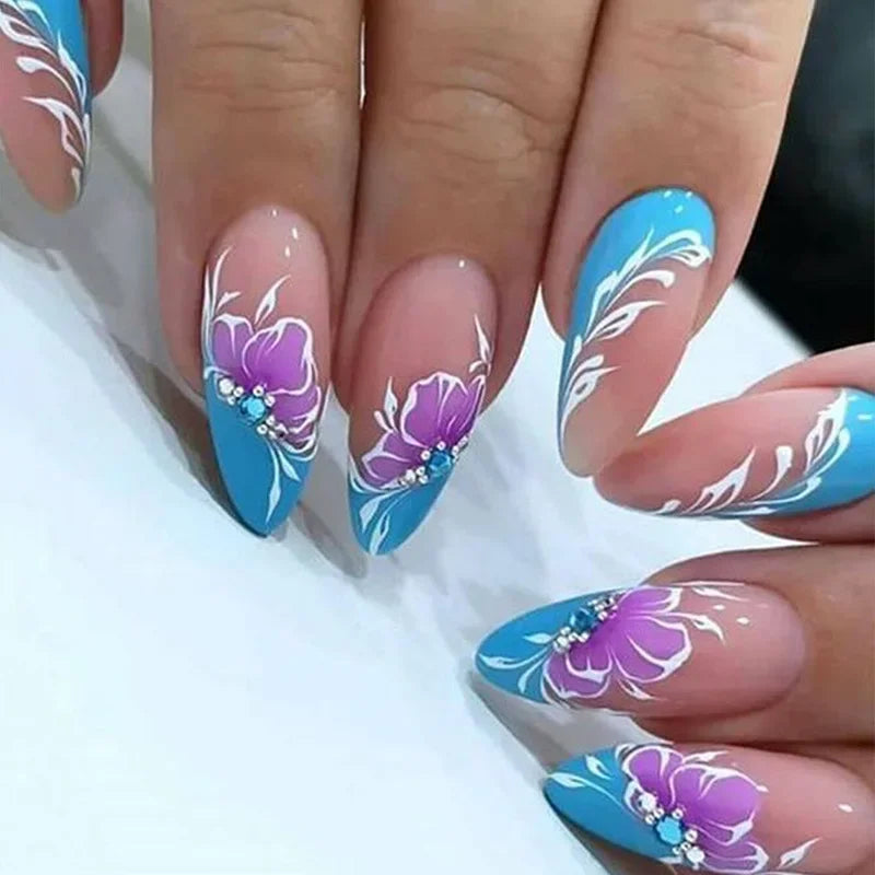 Chic Almond Press-On Nails-34