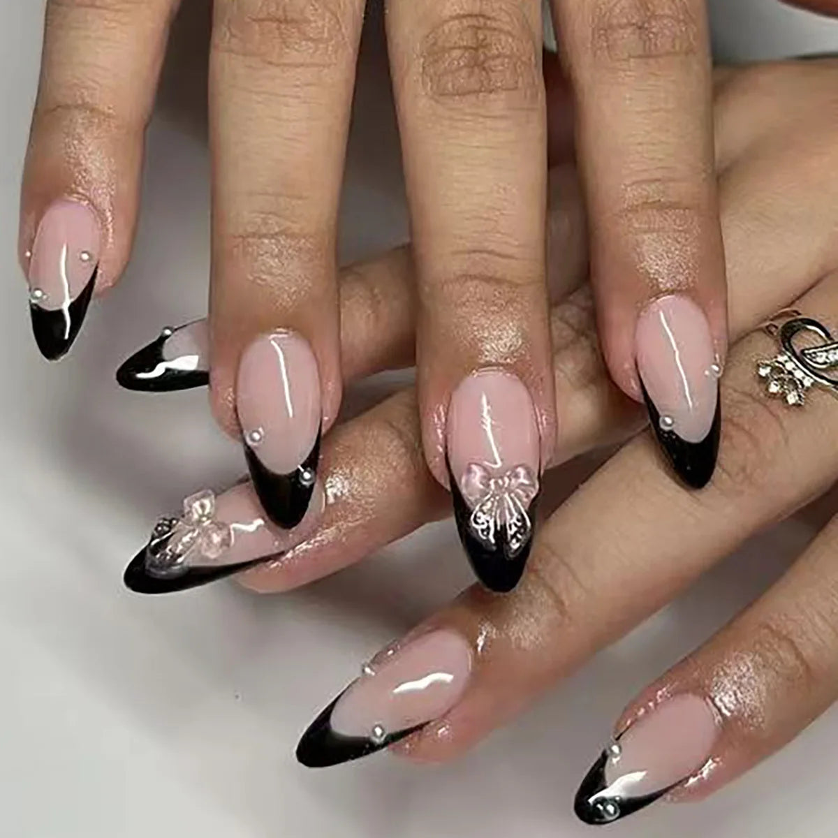 Chic Almond Press-On Nails-64