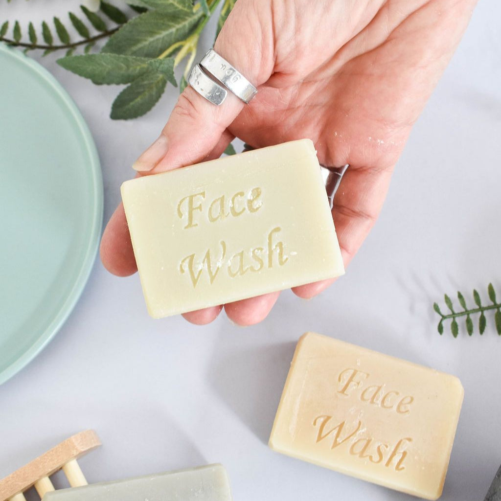 Cocoa Butter Face Wash Bar | Fragrance-Free Natural Facial Cleanser | Vegan, Plastic-Free Skincare for Sensitive Skin-0