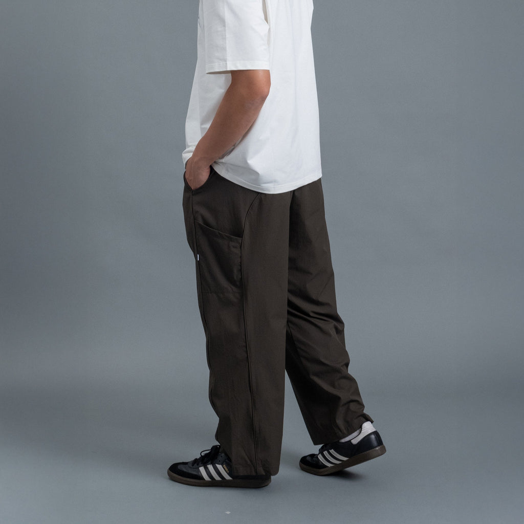 Panel Pants / Nylon - Green