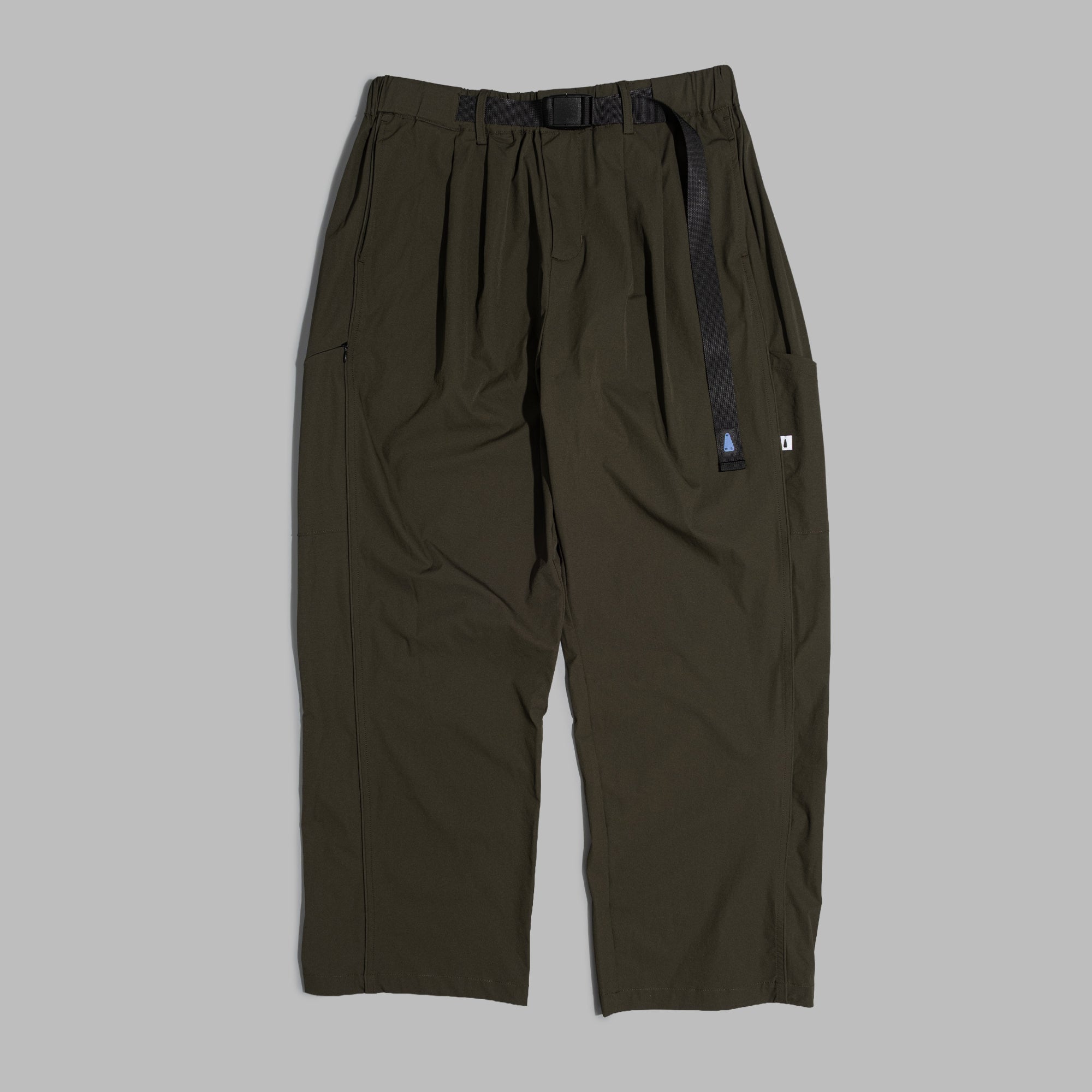 Panel Pants / Nylon - Green