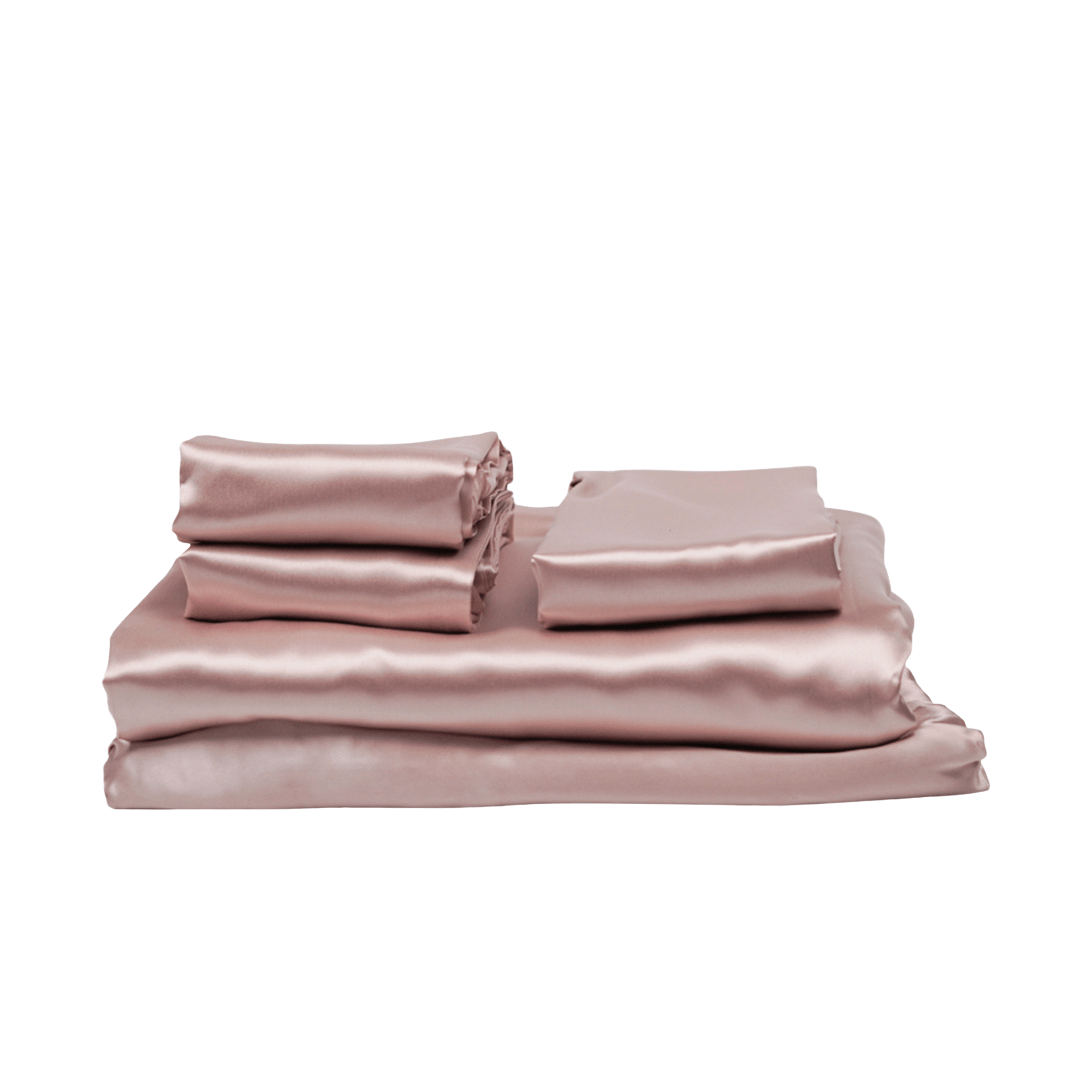 Queen 5 Piece Silk Bedding Set-3
